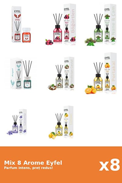 Eyfel Set 8 Mix Variat: 8 arome