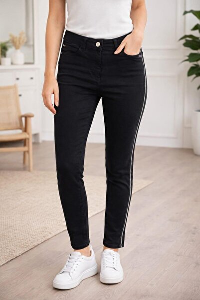 Org Marka Store Bolinto side chain high waist 5 pocket lycra tight leg pants