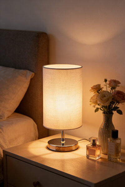 DIDA مصباح طاولة LED عصري لغرفة المعيشة وغرفة النوم، إضاءة مكتبية ديكورية - 1...