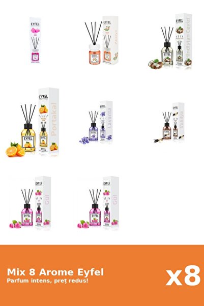 Eyfel Set 8 Mix Variat: 7 arome