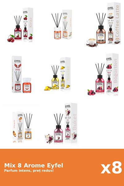 Eyfel Set 8 Mix Variat: 8 arome