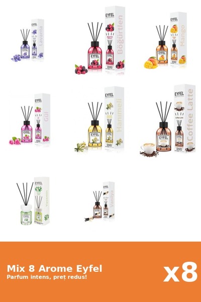 Eyfel Set 8 Mix Variat: 8 arome
