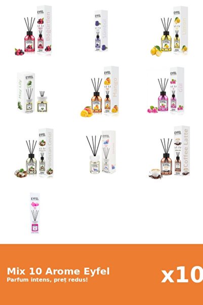 Eyfel Set 10 Mix Variat: 10 arome