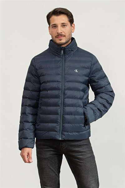 Calvin Klein LS NYLON LT WT S KAPUCÍ FZ PUFFER