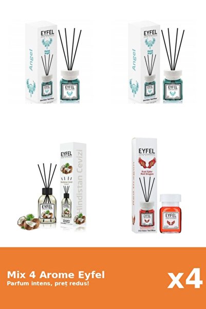 Eyfel Set 4 Mix Eyfel: 2x Angel, 1x Nuca De Cocos, 1x Red Dragon