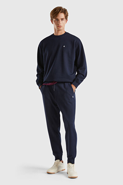 United Colors of Benetton Pantaloni de trening pentru bărbați, albastru marin...