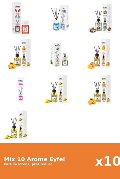 Eyfel Set 10 Mix Variat: 8 arome