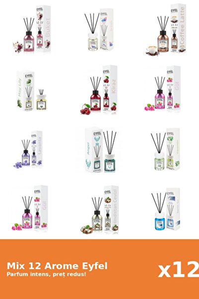 Eyfel Set 12 Mix Variat: 11 arome