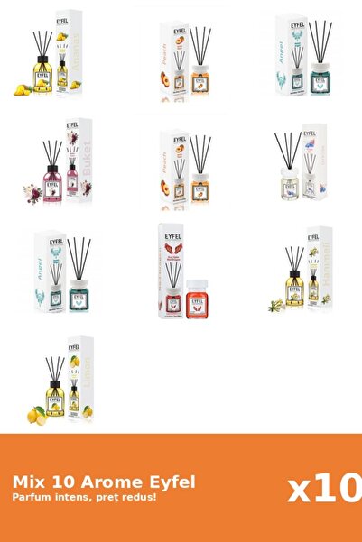 Eyfel Set 10 Mix Variat: 8 arome