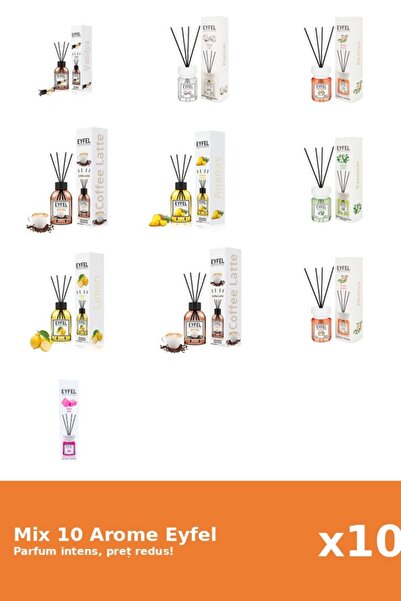 Eyfel Set 10 Mix Variat: 8 arome