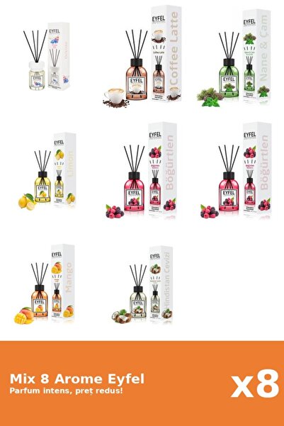 Eyfel Set 8 Mix Variat: 7 arome