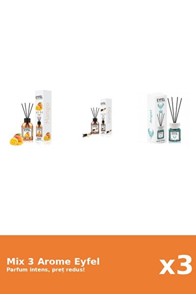 Eyfel Set 3 Mix Eyfel: 1x Angel, 1x Mango, 1x Vanilie