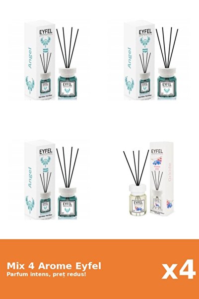 Eyfel Set 4 Mix Eyfel: 3x Angel, 1x Orhidee