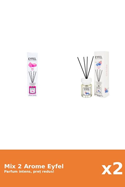 Eyfel Set 2 Mix Eyfel: 1x Bubble Gum, 1x Orhidee