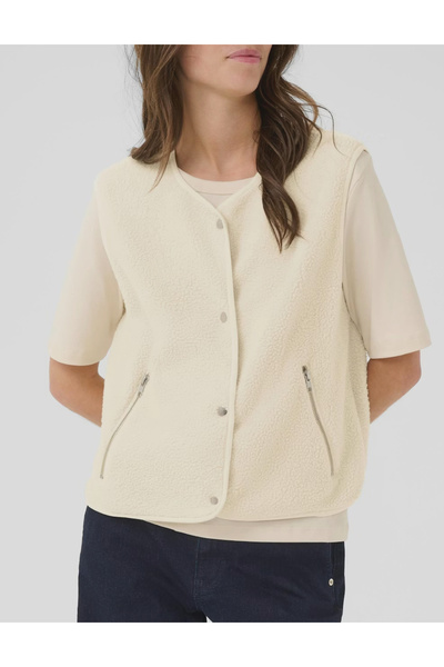 Evendi Vest, Ecru