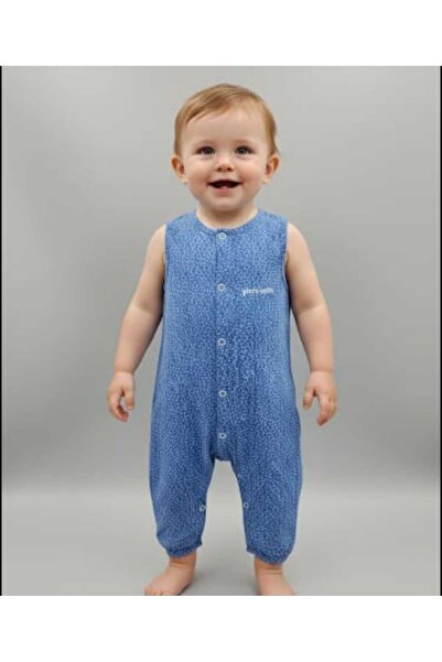 Pierre Cardin dokuma kumaş bebe tulumu