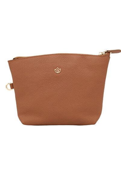 Meskanto Helen Genuine Leather Clutch Hand and Makeup Bag