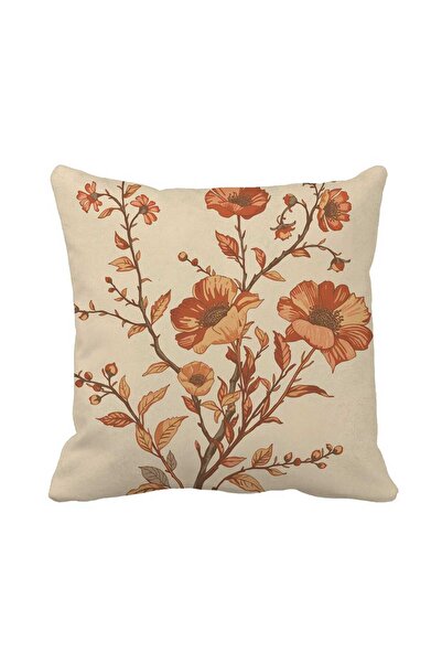 Queen Jera Bohemian Floral Pattern Double Sided Printed Decorative Throw Pill...