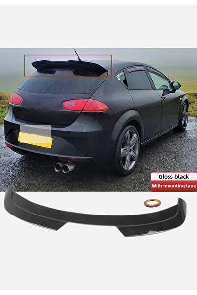 Harphour Seat Leon MK2.5 (2009-2012) Uyumlu Spoiler Pianoblack İthal ABS Plas...