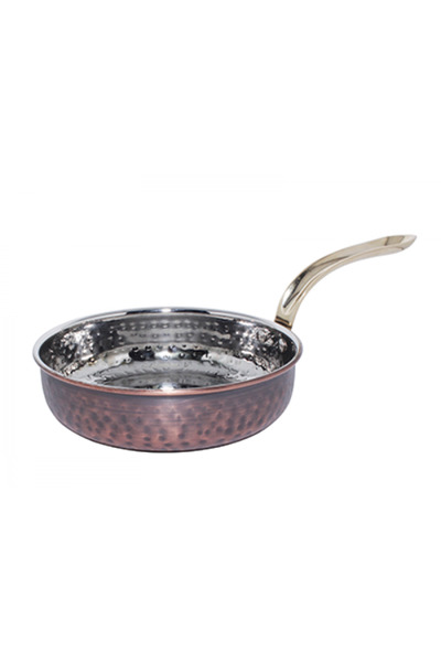 Raki ANTIQUE embossed stainless steel pan with copper coating 13.5x3.75cm 400ml