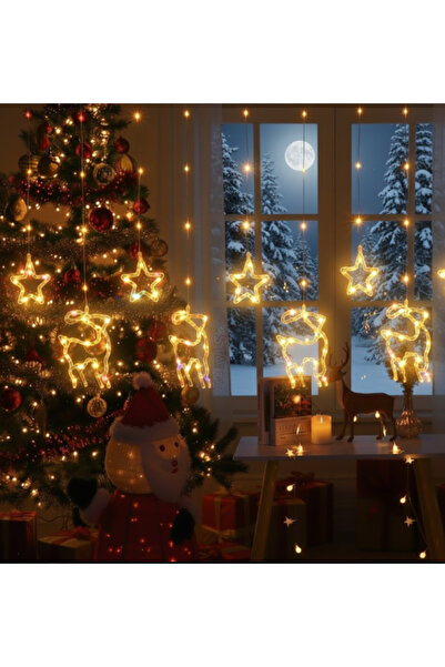 REDz Accessories Decorative Christmas installation with 3D shapes (reindeer, ...