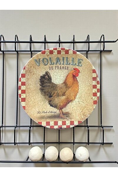unique florya Διακοσμητικό τοίχου κουζίνας με θέμα το κόκορα και το κοτόπουλο...