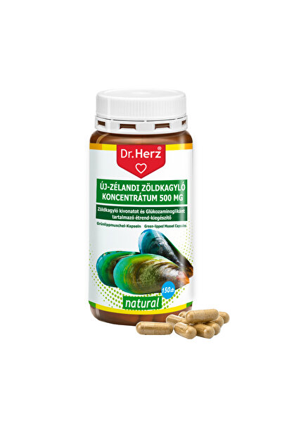 Dr Herz Green Lipped Mussels Concentrate 500 mg + Glucosamine 150 Capsules