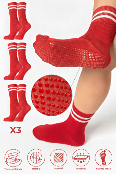 SAYSEZ Bamboo Women's Anti-Slip Sole Silicone Print Pilates Yoga Fitness Ball...