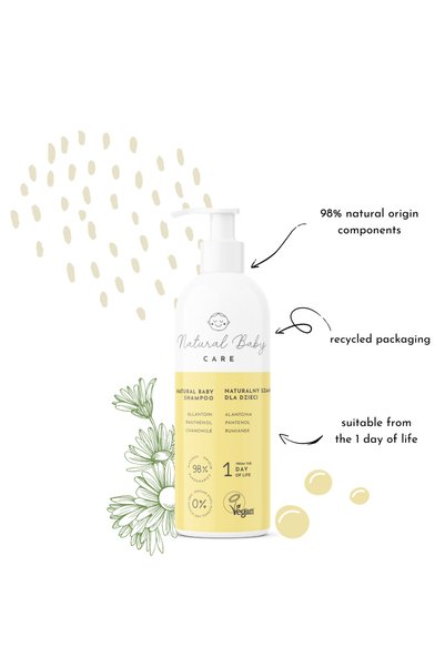 Natural Baby Care Sampon pentru bebelusi 0+, 200ml