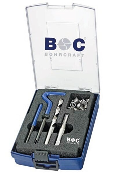 Bohrcraft Κιτ επισκευής σπειρωμάτων GR-M8 με μετρικά ένθετα, κανονικό βήμα M ...