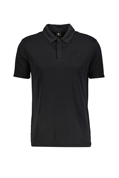 lumberjack Ανδρικό κοντομάνικο μαύρο μπλουζάκι - ML ANTVAN 12SC12 4FX