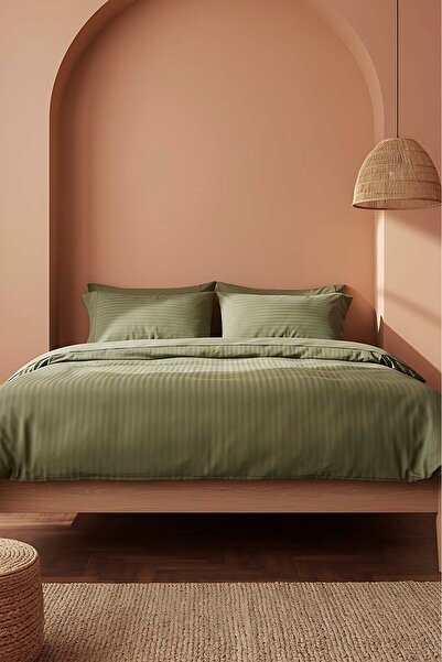 Rivaİstanbul Opia Forest Double 100% Cotton Duvet Cover Set - 6 Piece Dowry Set