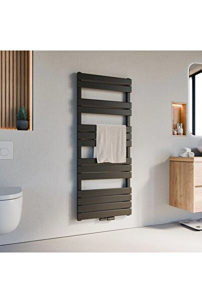 WEBER ÇELİK 600*1400 ANTRASİT SİYAH DİKEY RADYATÖR HAVLUPAN ISITICI 1. KALİTE...