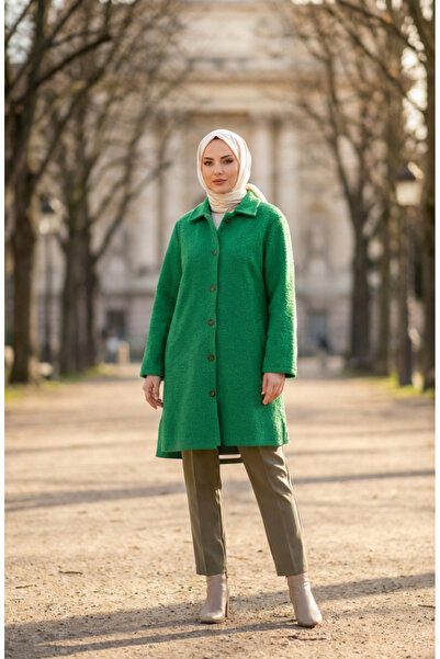 sefamerve Șapcă de iarnă cu nasturi 2220-02 Verde