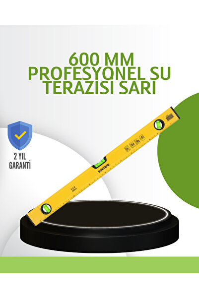magicool 600 mm Yellow Spirit Level Providing Precise Measurement