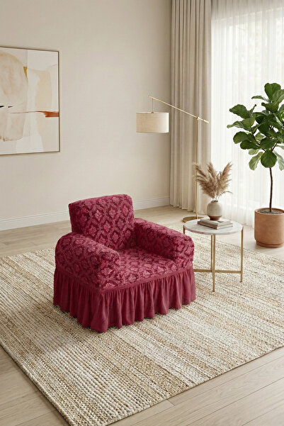 kutlale Jacquard Single Person Ottoman Pattern Armchair, Sofa, Sofa Bed Cover...
