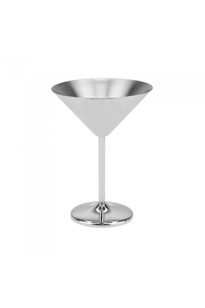 Culinaro Silver stainless steel martini glass 250ml 12xh16cm