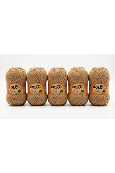 Polosu Lüx Patiklik El Örgü İpi 5 Adet (5’li Avantaj Paket)-NO:321