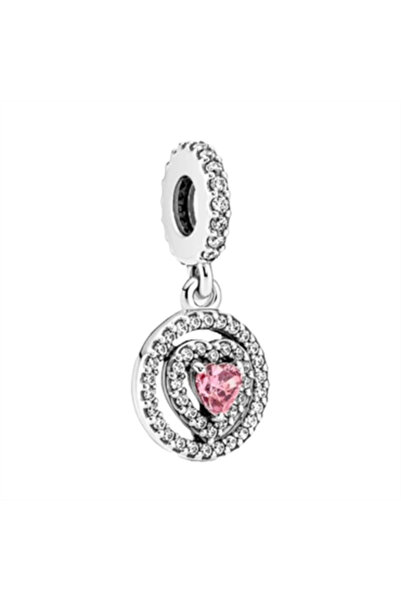 Defne Silver Pink Kalpli Charm