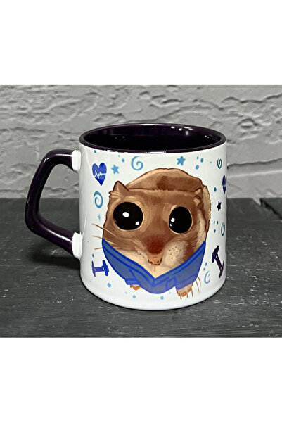 Kırtasiye Ofisi Sad Sad Hamster-Physiotherapist Black Handed Double Professio...