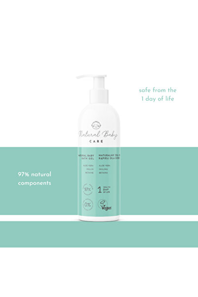 Natural Baby Care Gel de dus pentru bebelusi 0+, 200ml