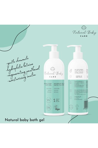 Natural Baby Care Gel de dus pentru bebelusi 0+, 200ml