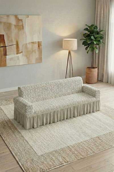 kutlale Jacquard 3-Seater Ottoman Pattern Armchair, Sofa, Sofa Bed Cover, wit...