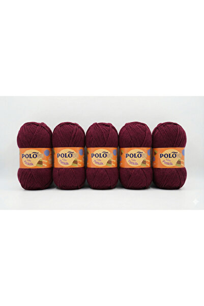 Polosu Lüx Patiklik El Örgü İpi 5 Adet (5’li Avantaj Paket)-NO:399
