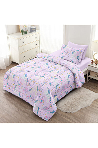 Orange Bed & Bath Splendid Unicorn Twin | Small Single Duvet Set 4 Pieces
