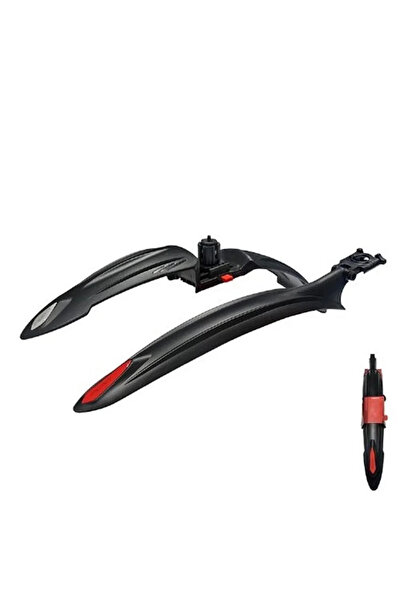 Impact واقي طين للدراجة أمامي وخلفي متوافق مع العجلات مقاس 26-29 بوصة، بلاستي...