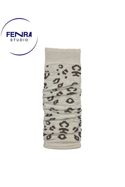 FENRA STUDIO Thick Slouch Cotton Women's Aerobics Sports Pilates Leopard Prin...