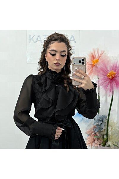 KATYDEA STORE Elegant Lace Shirt PRINCESS