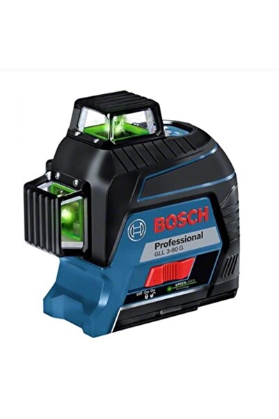Bosch GLL3-80 G ÇİZGİ LAZER(YEŞİL IŞIK) 3*360