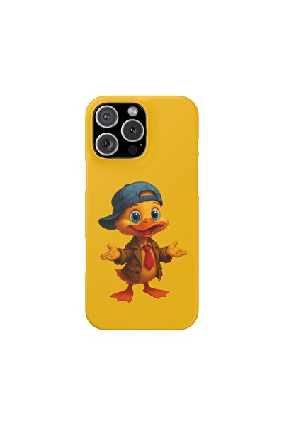 CaseHub iPhone 13 Pro Max Case Mr. Quack Cute Duck Design Printed Cover Happy...